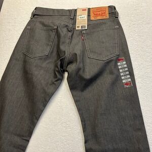 NEW Levis 559 Relaxed Straight Jeans Mens 30x30 Grey Rigid Denim New With Tags
